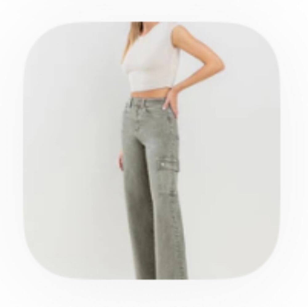NWT Vervet 90’s Vintage Loose Fit Cargo Pocket Size 28